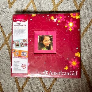 American Girl Floral Scrapbook Kit - Pink and Red
